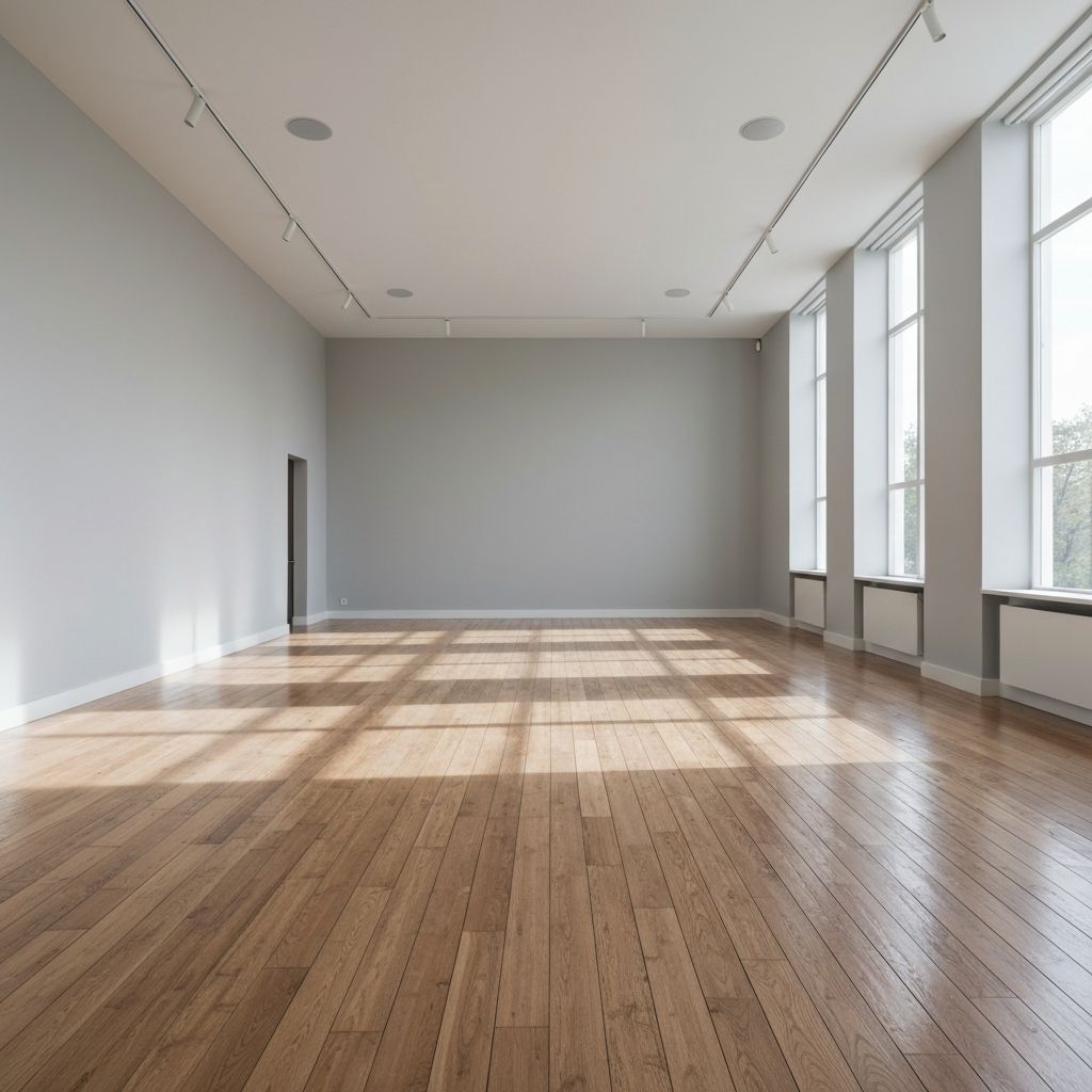 Calm studio environment for movement practice